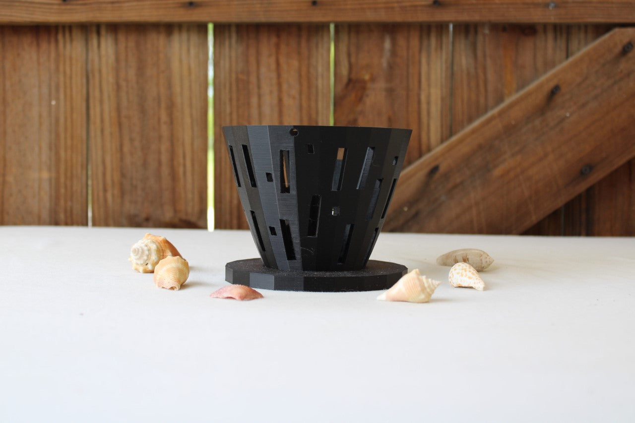 Tuxedo Black Orchid Pot